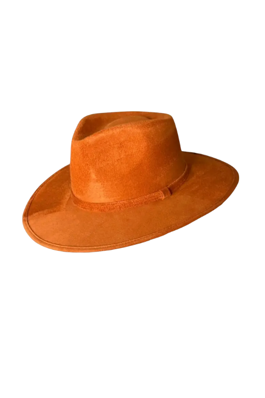 Vegan Suede Rancher- Rust
