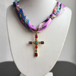 Load image into Gallery viewer, Scarf Pendant Necklace
