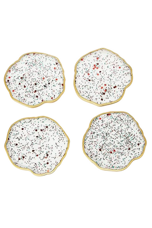 Holiday Confetti Coasters (x4)