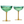 Load image into Gallery viewer, Art Deco Coupe Glasses - Green
