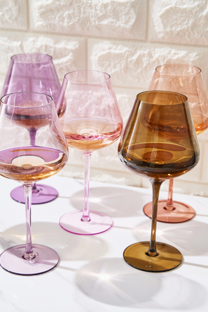 Terracotta Wine Glasses (x6)