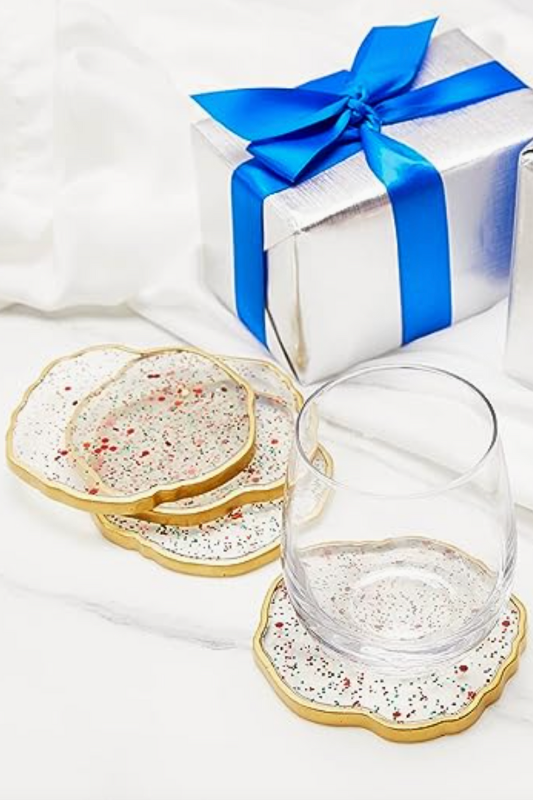 Holiday Confetti Coasters (x4)