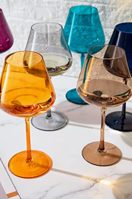 Autumn Jewel Wine Glasses (x6)