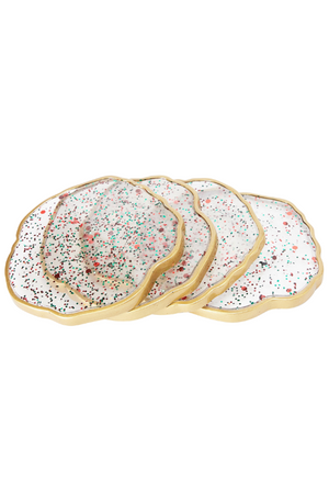 Holiday Confetti Coasters (x4)