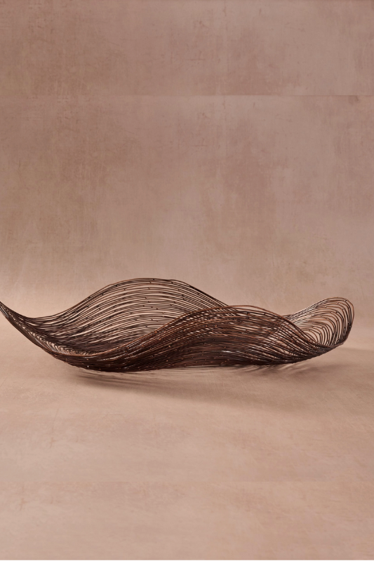 Wavy Wire Bowl
