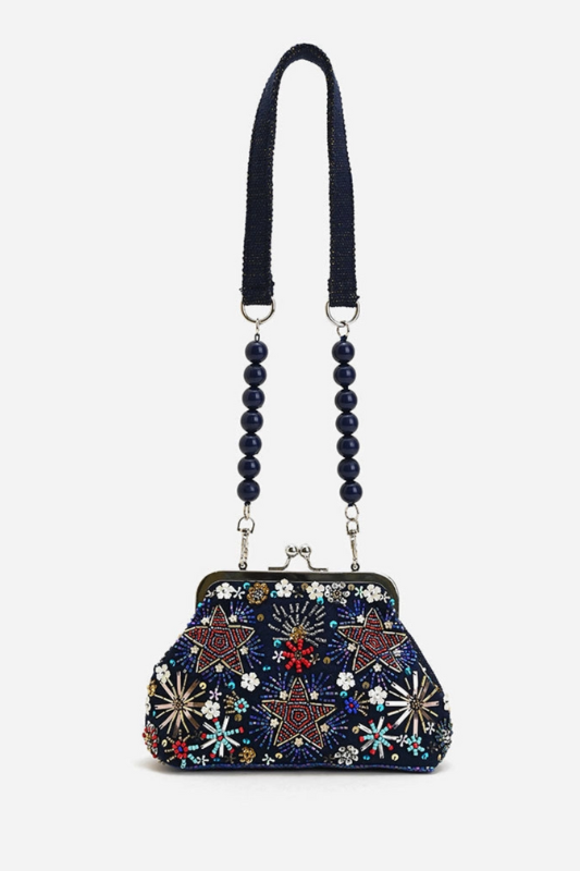Beaded Fireworks Clutch