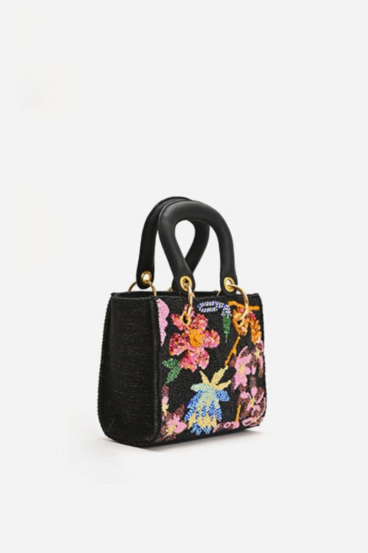 Midnight Floral Mini Bag