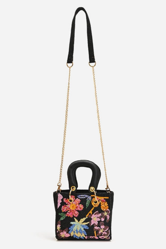 Midnight Floral Mini Bag