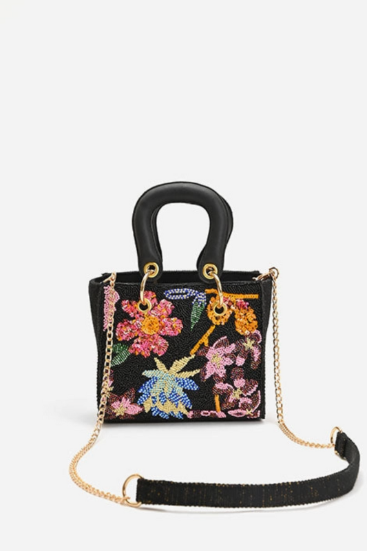 Midnight Floral Mini Bag