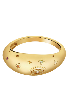 Moon & Stars Ring