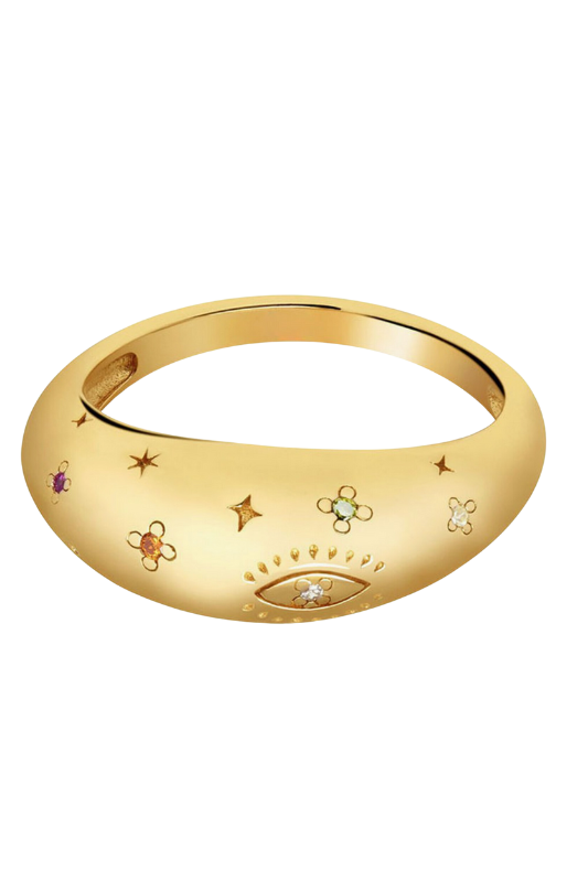 Moon & Stars Ring