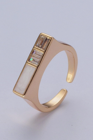 Minimalist Flat Bar Ring