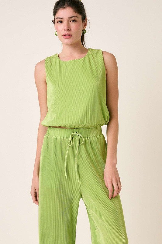 Kacie Top Plus - Lime