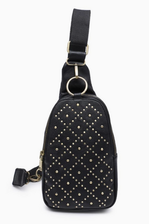 Regina Studded Sling Backpack