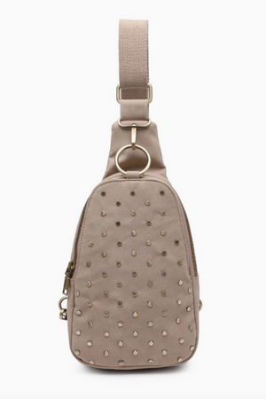 Regina Studded Sling Backpack