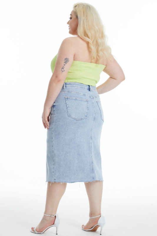 Nora Denim Skirt - Plus