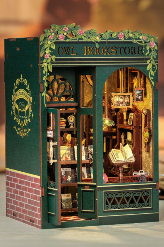 DIY Book Nook: Owl Bookstore