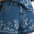 Load image into Gallery viewer, Jennifer Embroidered Denim Short
