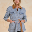 Load image into Gallery viewer, Jericho Denim Jacket- Blue

