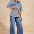 Load image into Gallery viewer, Jericho Denim Jacket- Blue

