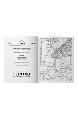 Creative Drinker Coloring Book