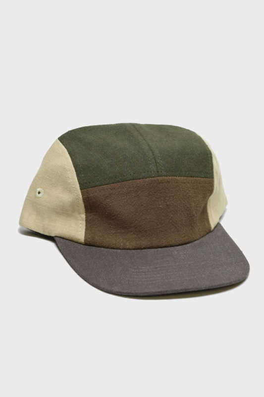 Colorblock Hat - Olive