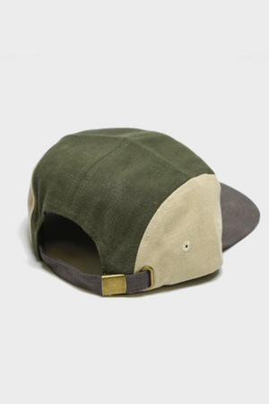 Colorblock Hat - Olive