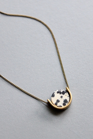 Dalmatian Pendant Necklace