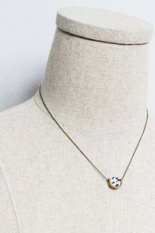 Dalmatian Pendant Necklace