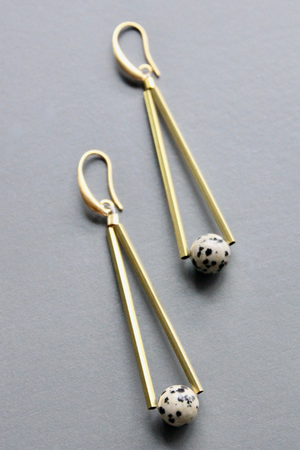 Dalmatian Earrings