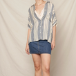 Load image into Gallery viewer, Kiya Striped Button Down Top

