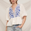 Load image into Gallery viewer, Popea Peplum- White
