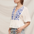 Load image into Gallery viewer, Popea Peplum- White
