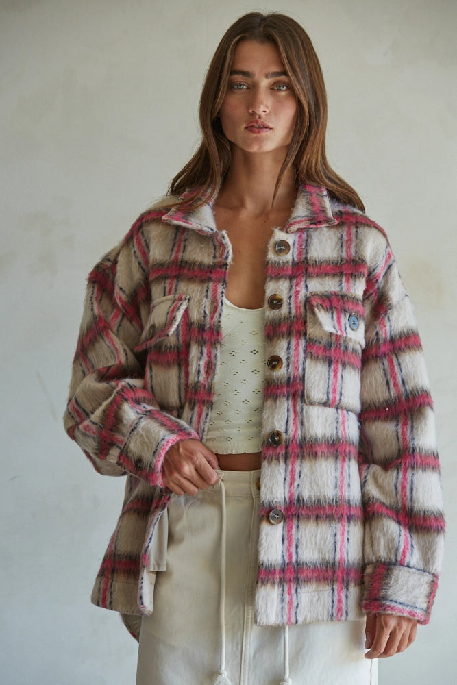 Davia Plaid Jacket