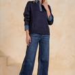 Load image into Gallery viewer, Ginna Denim Collared Sweater
