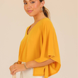 Load image into Gallery viewer, Everyday V-Neck Top - Mustard
