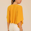 Load image into Gallery viewer, Everyday V-Neck Top - Mustard
