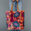 Load image into Gallery viewer, Floral Quilted Tote
