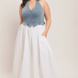Load image into Gallery viewer, Jackie Midi Dress Plus
