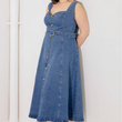 Load image into Gallery viewer, Krista Denim Midi Dress
