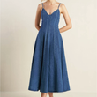 Load image into Gallery viewer, Casie Washed Denim Dress
