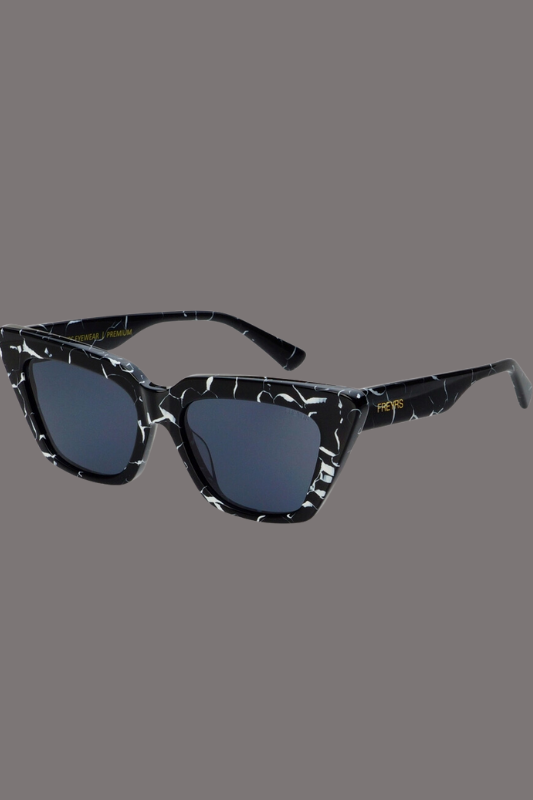 Vista Cat Eye Sunglasses - Black Marble