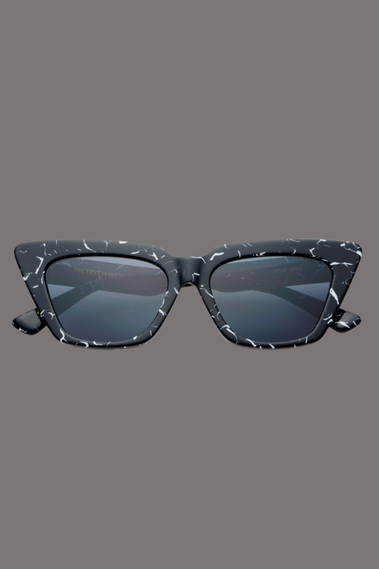 Vista Cat Eye Sunglasses - Black Marble