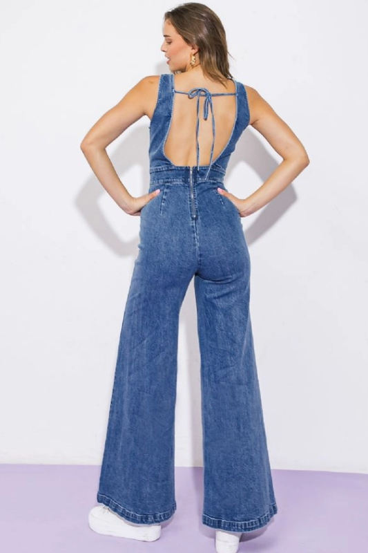 Ellie Denim Jumpsuit