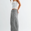 Load image into Gallery viewer, Gingham Barrel Jean
