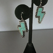 Load image into Gallery viewer, Turquoise Bolt Earrings
