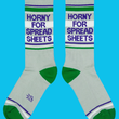 Load image into Gallery viewer, Horny For Spreadsheets  Gym Socks
