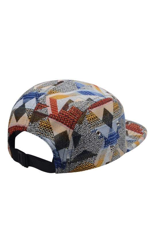 Patchwork Jacquard Camp Cap - XL