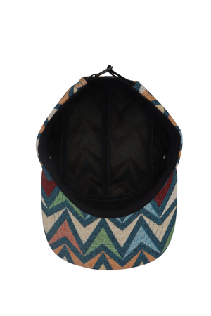 Zigzag Jacquard Camp Cap