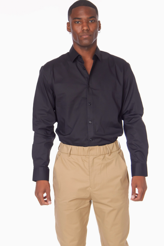 Dan Solid Longsleeve - Black